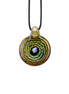 Flower Inspired Glass Pendant Necklace