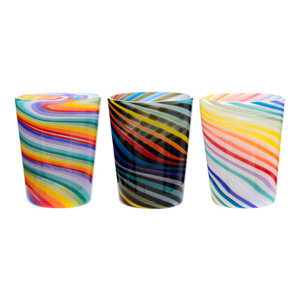 Wigwag Swirl Glass Cup