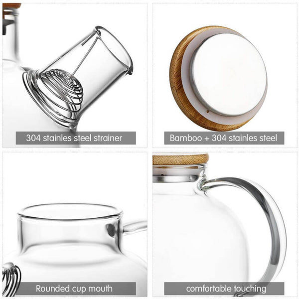 Glass Water Kettle Teapot