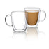 Set of 2pcs 13.5oz/400ml Double Wall Coffee Mugs for Espresso, Latte, Tea