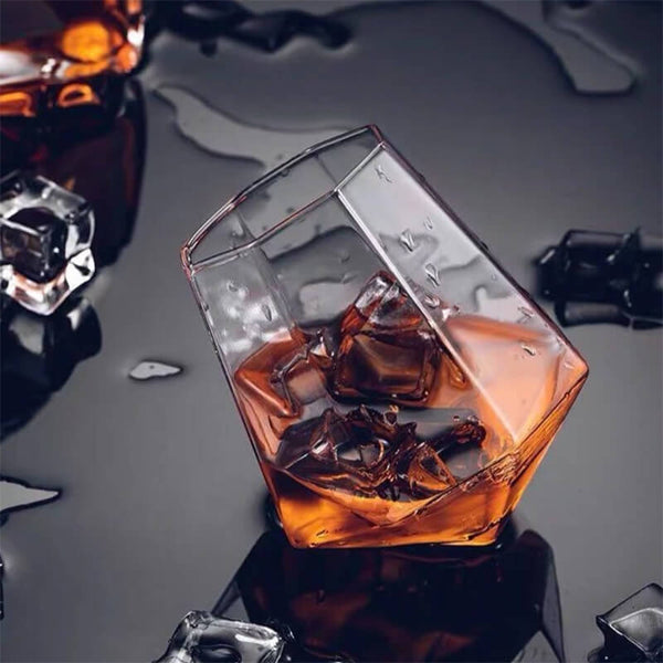 Diamond Whiskey Glass Cups