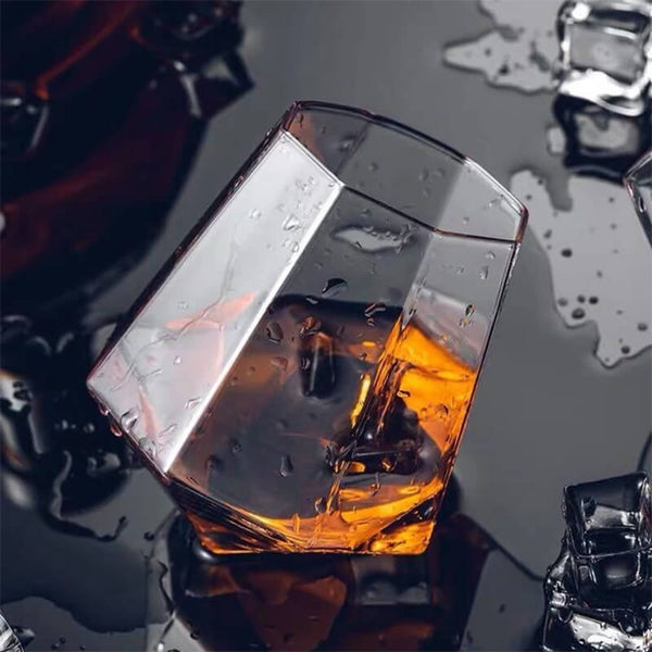 Diamond Whiskey Glass Cups